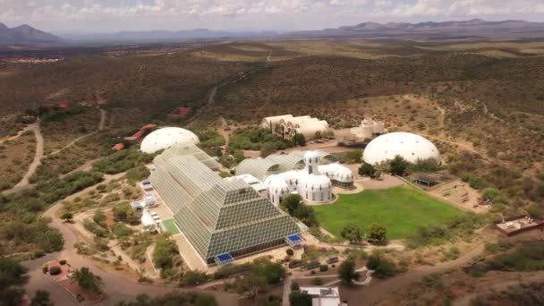 Biosphere Self Sustaining Ecosystem Oracle Arizona Usa — Stock Video