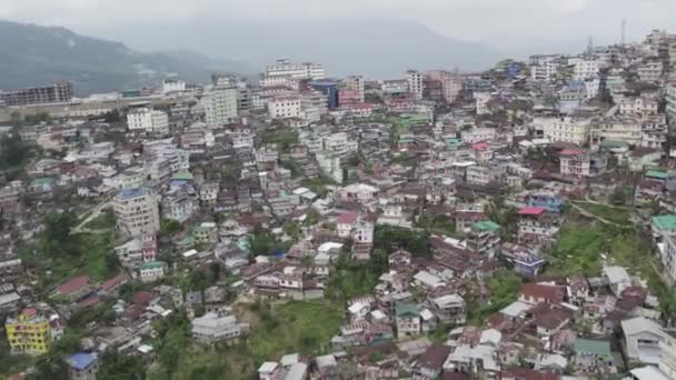 Nagaland岛首府科希马 靠近Dzukou山谷的居民区 — 图库视频影像