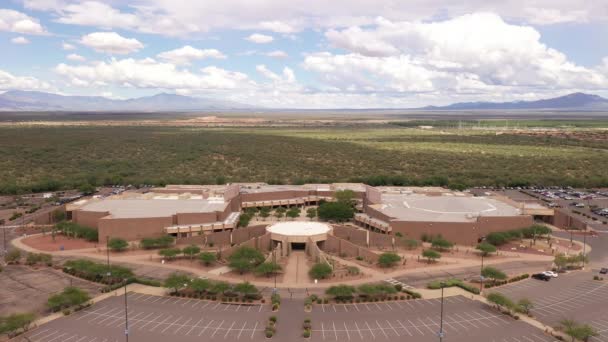 亚利桑那州图森附近的沙漠钻石赌场空中景观 — 图库视频影像