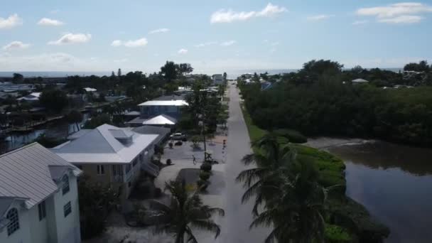 28Th Street Holmes Beach Florida Insel Barriereinsel Bradenton Sarasota — Stockvideo
