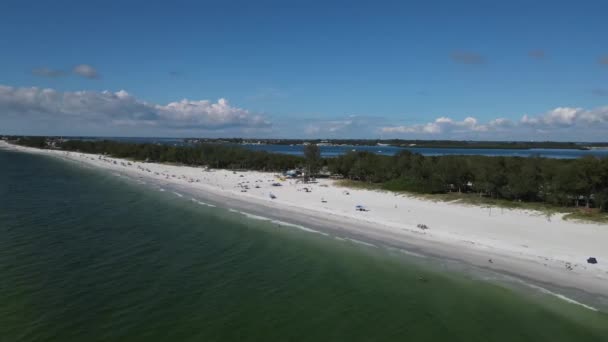 Golfküste Floridas Ariel View — Stockvideo