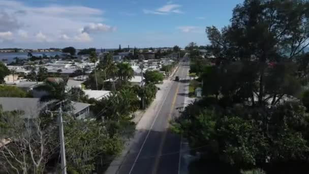 28Th Street Holmes Beach Bradenton Sarasota Florida — Stockvideo