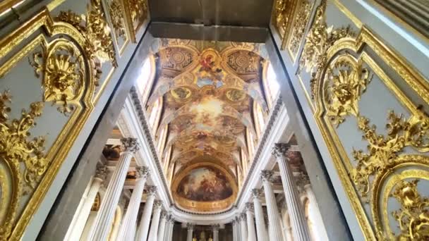 Koninklijke Kapel Kapel Van Het Paleis Van Versailles Grootste Interieurs — Stockvideo