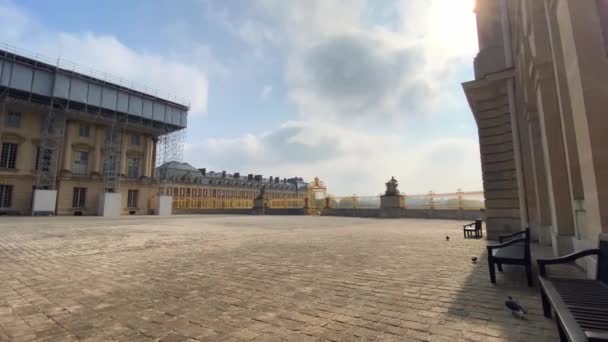 Palace Versailles Χρυσές Πύλες Στις Βερσαλλίες Γαλλία Ευρύ Πλάνο — Αρχείο Βίντεο