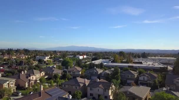 Zdjęcie Lotnicze Dużego Przedmieścia Los Angeles Kalifornia Usa — Wideo stockowe