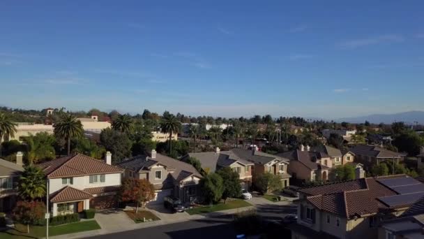 Duże Przedmieścia Mieszkalne Los Angeles Stany Zjednoczone — Wideo stockowe