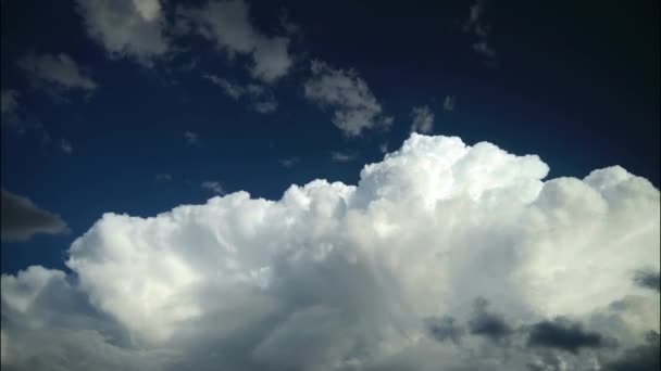 Cumulonimbus Cloud Moving Timelapse Modré Obloze — Stock video