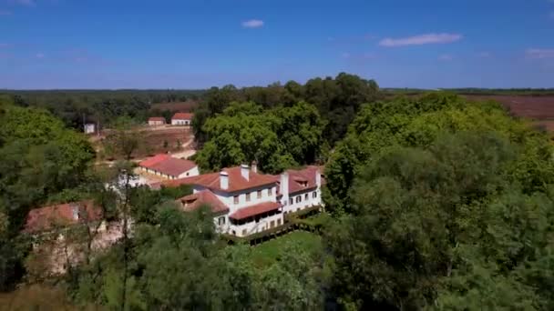 Revele Grande Casa Propriedade Portuguesa Clássica Rural — Vídeo de Stock
