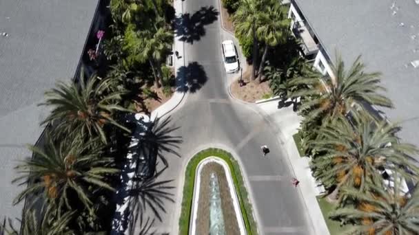 Przechylona Antena Marina Del Rey California Street Wysokiego Luksusowego Budynku — Wideo stockowe