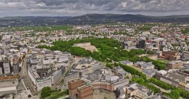 Oslo Noruega V29 Vista Panorámica Drone Flyover Sentrum Centro Ciudad — Vídeo de stock