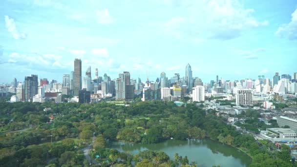 Pan Droite Gauche Skyline Bangkok — Video