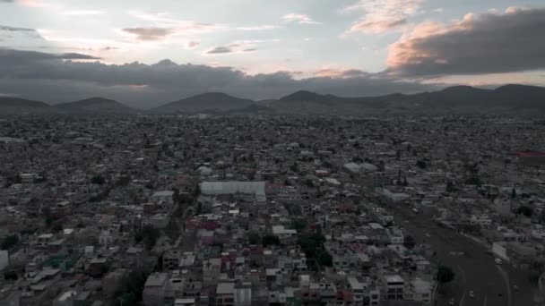 Hyperlapse Ciudad México Vista Aérea — Vídeos de Stock