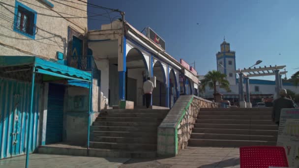 Утренняя Жизнь Селе Тагазут Марокко — стоковое видео