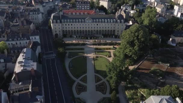 조르주 프랑스의 공중에서 아래로 향하는 — 비디오