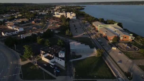 Centre Ville Peoria Illinois Illinois River East Peoria — Video