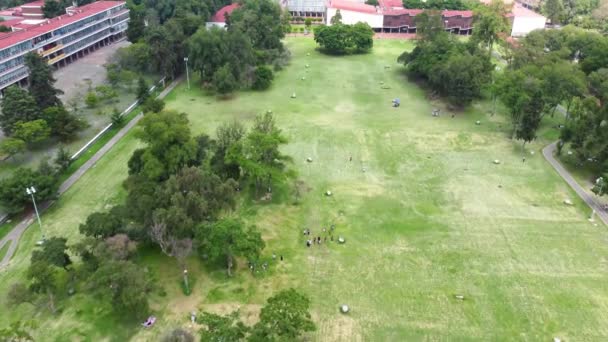 Основні Зелені Простори Las Islas Міського Кампусу Університету Унам — стокове відео