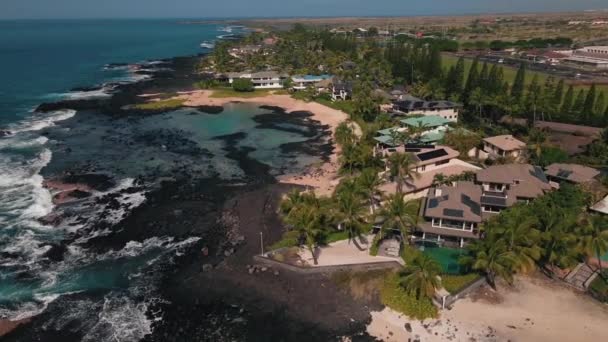 Casas Hawaii Con Patio Privado Playa — Vídeos de Stock