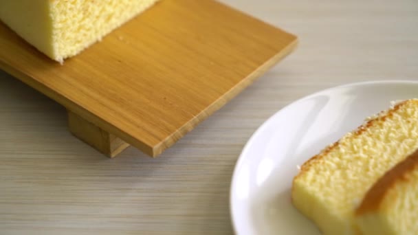 Light Cheese Cake Japanese Style — Stok video