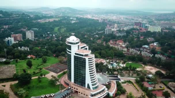 Uganda Kampala Daki Nakasero Tepesi Ndeki Nci Afrika Oteli Nin — Stok video