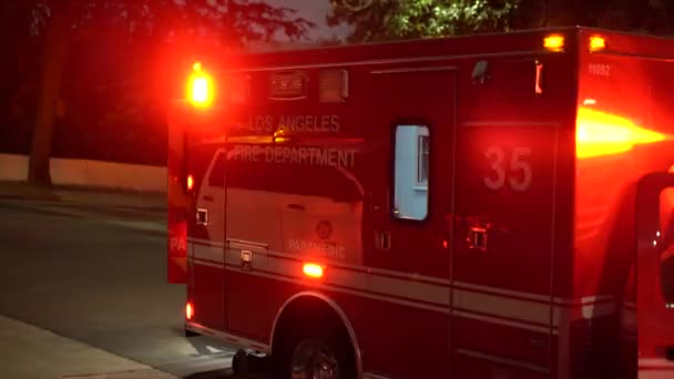 Ambulance Lors Appel Urgence — Video
