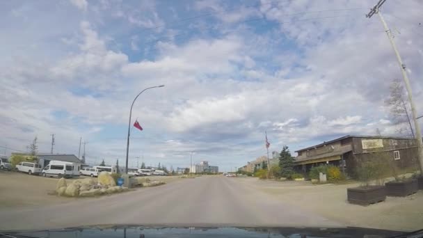 Conduciendo Por Kelsey Boulvard Churchill Manitoba Parte 4De4 — Vídeo de stock