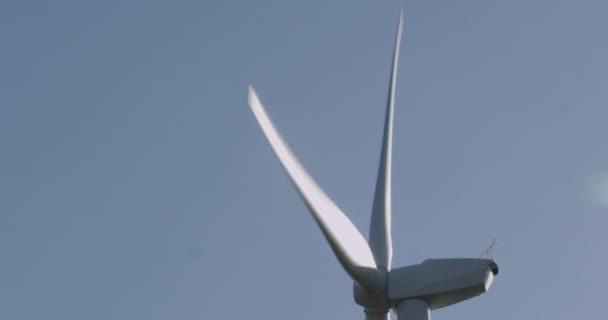 風力タービン グリーン技術 イタリアの発電所で — ストック動画