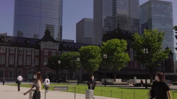 Tiempo Del Día Filmación Soleado Tokio — Vídeos de Stock