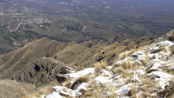 Vue Montagne Merlo San Luis Une Destination Touristique Célèbre Argentine — Video