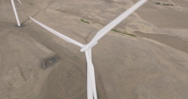 Drone Aerial Wind Turbines Southern Washington Shot Mavic Cine Fps — Stock Video