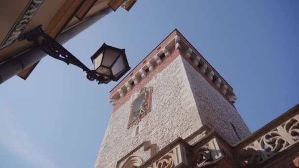 Αριστερόστροφο Πλάνο Της Πύλης Του Αγίου Florian Που Λαμβάνονται Από — Αρχείο Βίντεο
