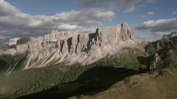 Imágenes Drones Sobre Dolomitas Italia — Vídeo de stock