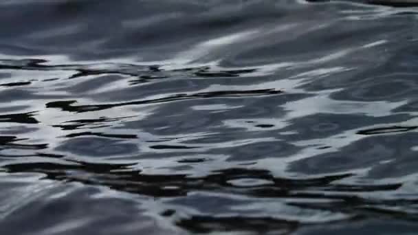 Поверхность Воды Замедлении — стоковое видео