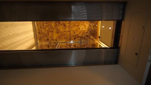 电梯打开了 新加坡游轮 — 图库视频影像