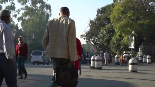 Street Shots Addis Abeba Etiopien — Stockvideo