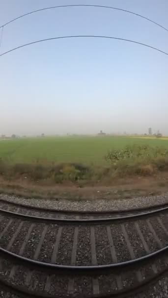 Krásná Indická Cesta Vlakem — Stock video