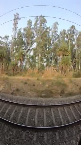 Piękna Indyjska Podróż Kolejowa — Wideo stockowe
