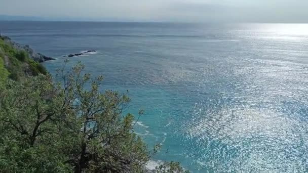 View Empty Beach People Italy — Vídeos de Stock
