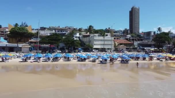 Natal Brazilië Door Drone Legendarische Braziliaanse Stranden Noordoost Nordeste Woestijnlandschappen — Stockvideo