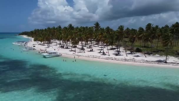 Image Aérienne Incroyable Drone Mer Plage Nature Des Belles Eaux — Video