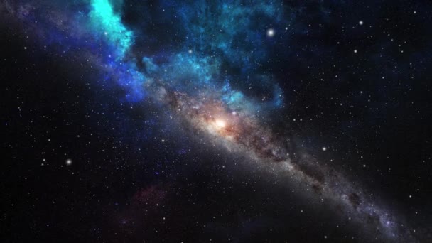 Evrende Milyarlarca Galaksi — Stok video