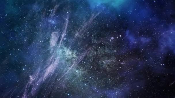 Vista Della Superficie Della Nebulosa — Video Stock