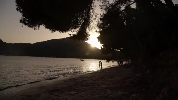 Sunset Timelaps Beach Cap Formentor Mallorca Ισπανία Ευρώπη Selfcare Ocean — Αρχείο Βίντεο