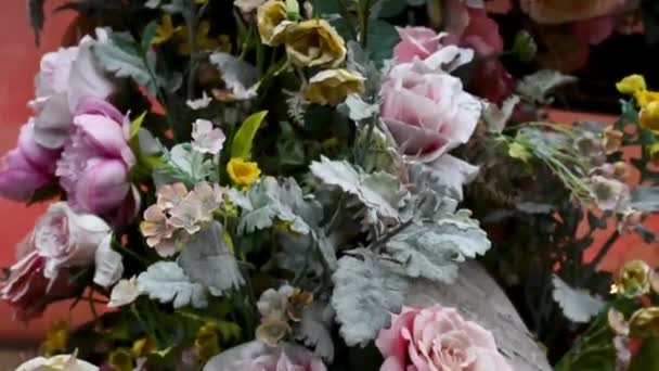 ดอกไม ภายในร ชมอนด ไฮสตร ลอนดอน สหราชอาณาจ — วีดีโอสต็อก