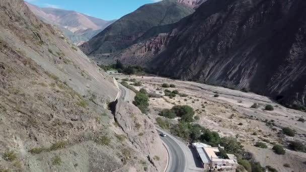Prachtige Landkaap Van Cordilheira Dos Andes Cafayate Noord Argentinië — Stockvideo