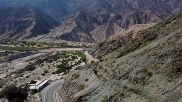 Argetina Nin Önce Cordillera Dos Andes Kuzey — Stok video