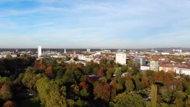 Drone Shots Karlsruhe Germany — Stock Video