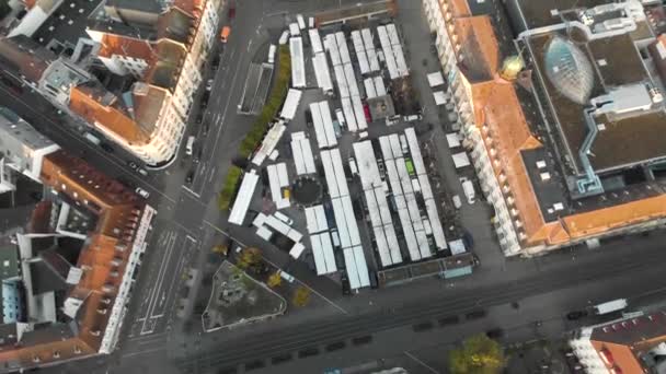 Drone Shots Van Karlsruhe Duitsland — Stockvideo