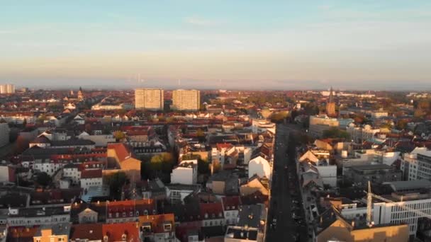 Zdjęcia Dronów Karlsruhe Niemcy — Wideo stockowe