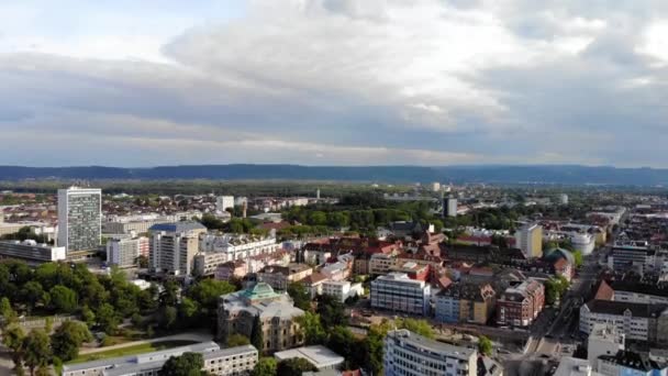 Snímky Dronů Karlsruhe Německo — Stock video