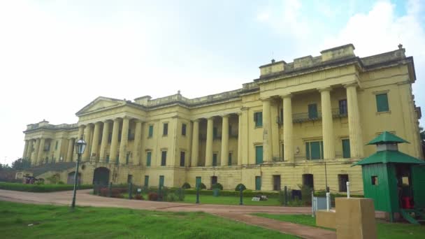 Monumento Hazarduari Murshidabad Perteneciente Servicio Arqueológico India Fue Construido Por — Vídeo de stock